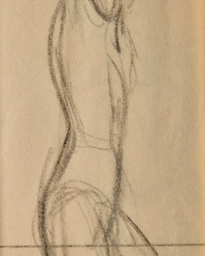 Charcoal Figure Study - Stretching Up