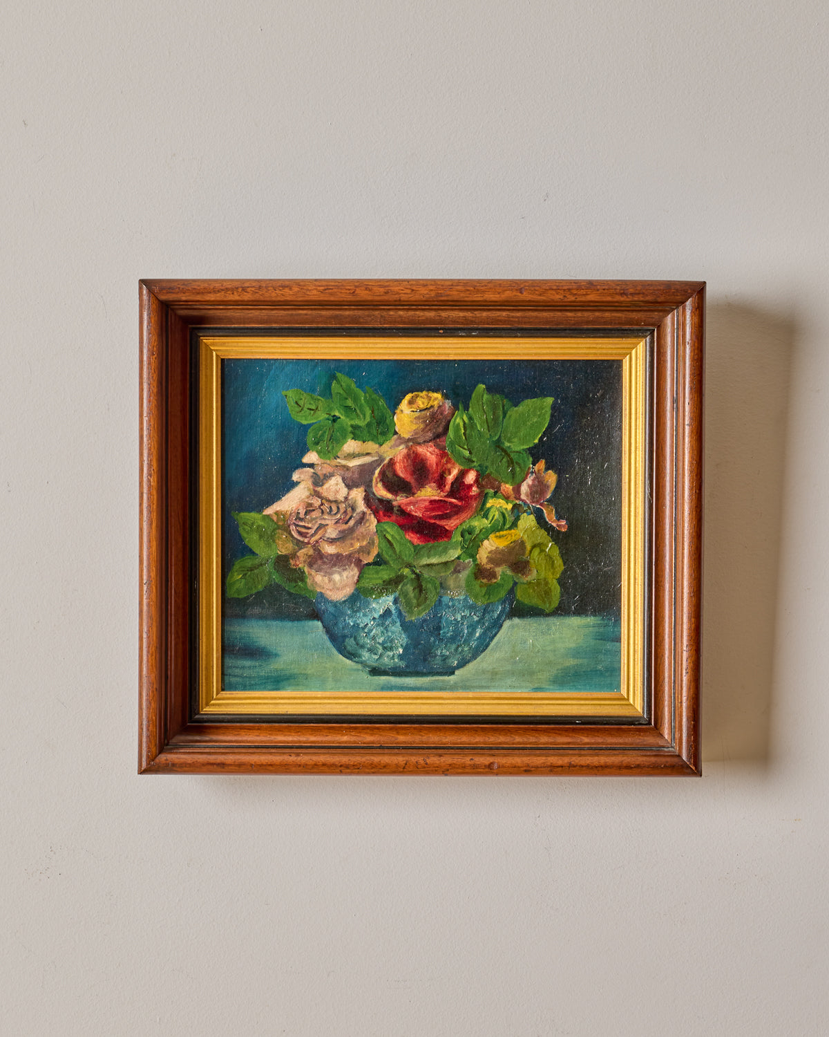 Roses in Bowl Still Life