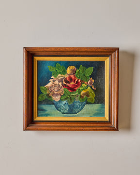 Roses in Bowl Still Life