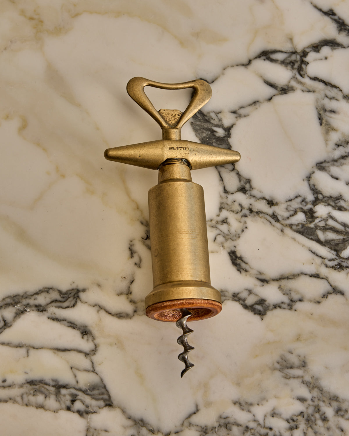 Brevettato Brass Corkscrew