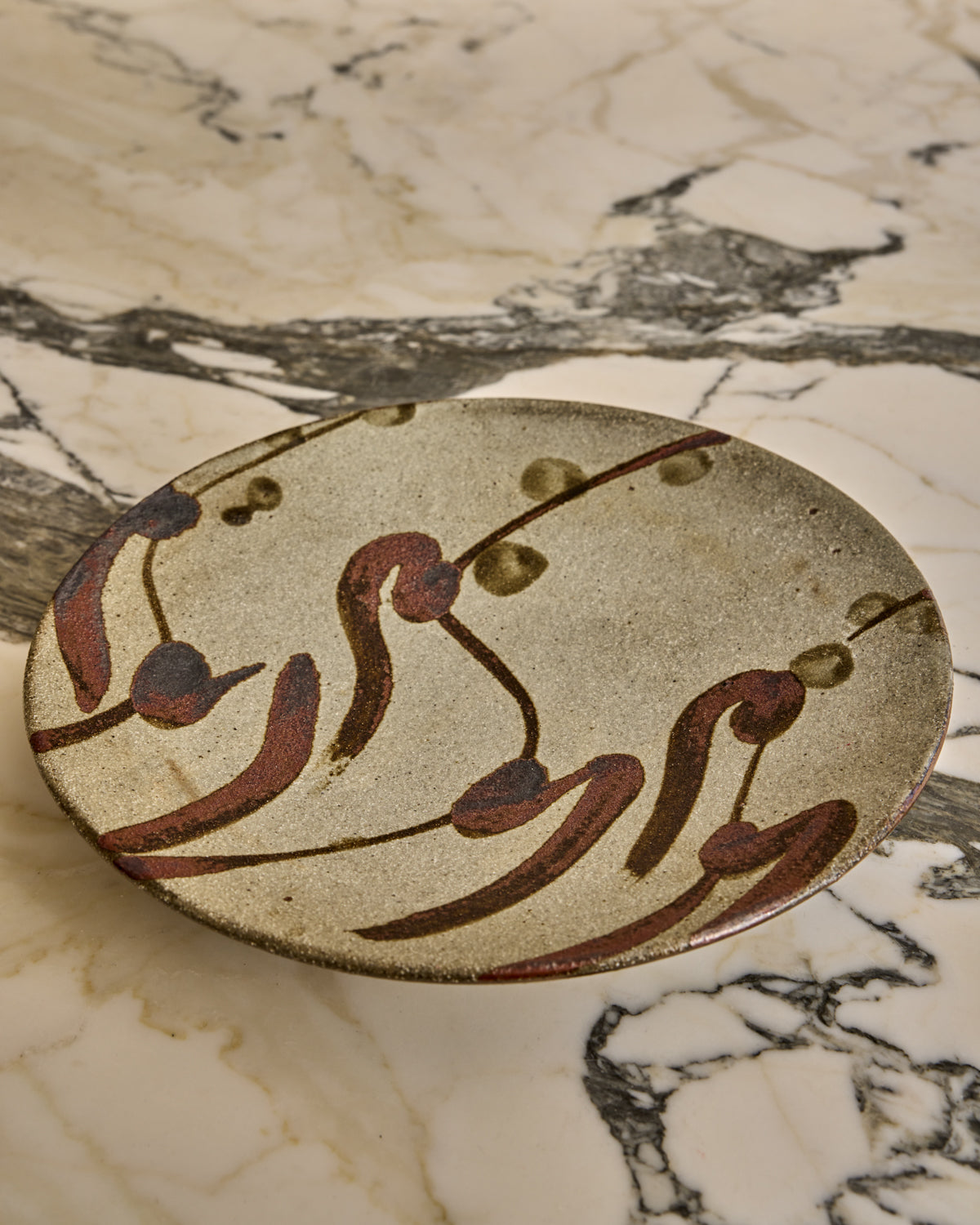 Brushstroke Ceramic Plate