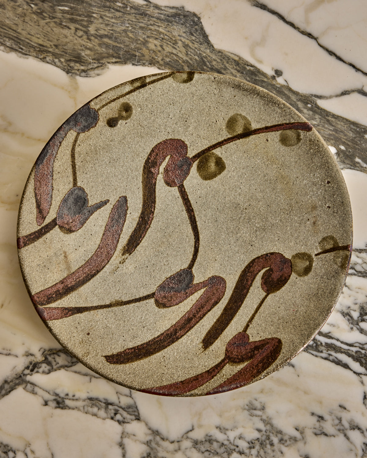 Brushstroke Ceramic Plate