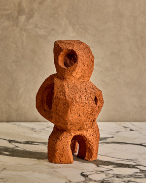 Terracotta Abstract Ceramic Sculpture