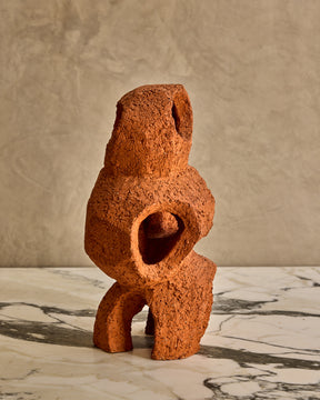 Terracotta Abstract Ceramic Sculpture