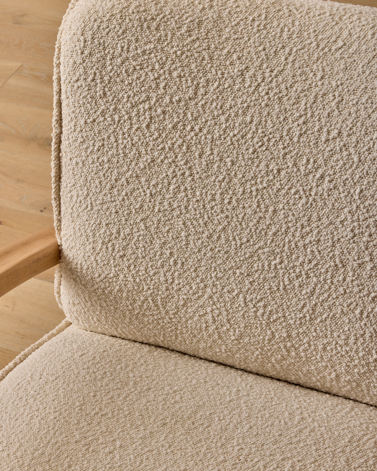 Pair of Boucle Lounge Chairs