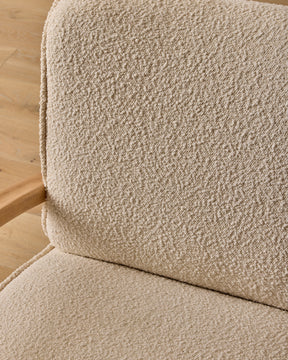 Pair of Boucle Lounge Chairs