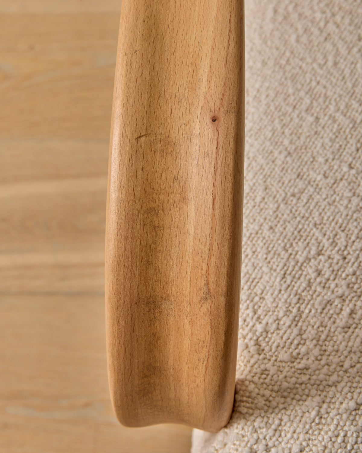 Pair of Boucle Lounge Chairs