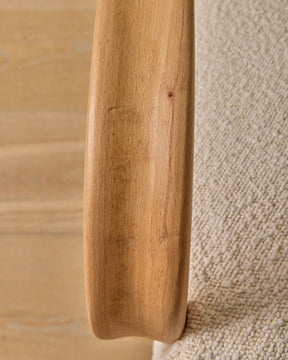 Pair of Boucle Lounge Chairs