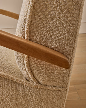 Pair of Boucle Lounge Chairs