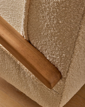 Pair of Boucle Lounge Chairs