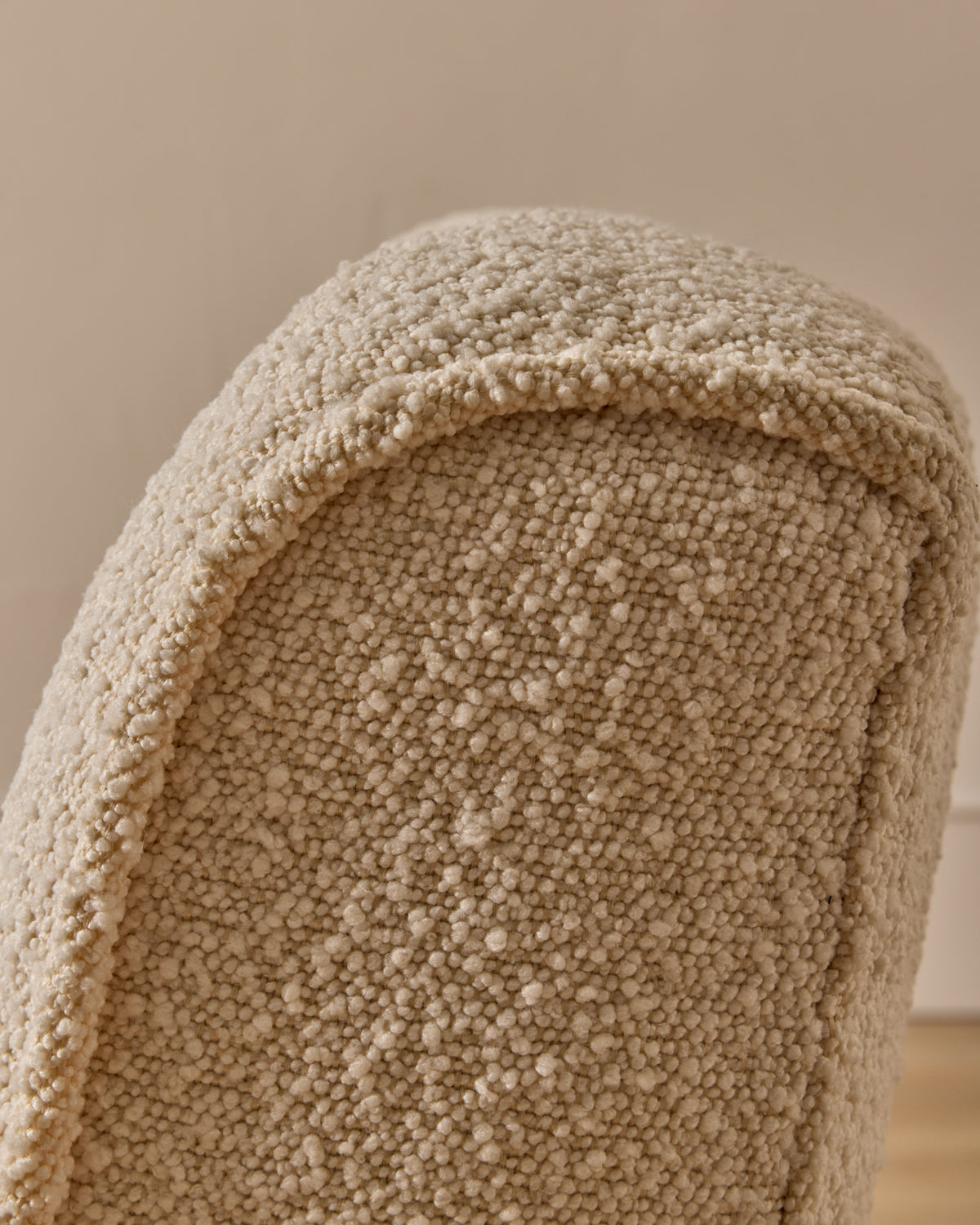 Pair of Boucle Lounge Chairs