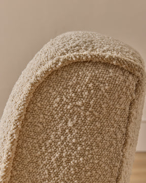 Pair of Boucle Lounge Chairs