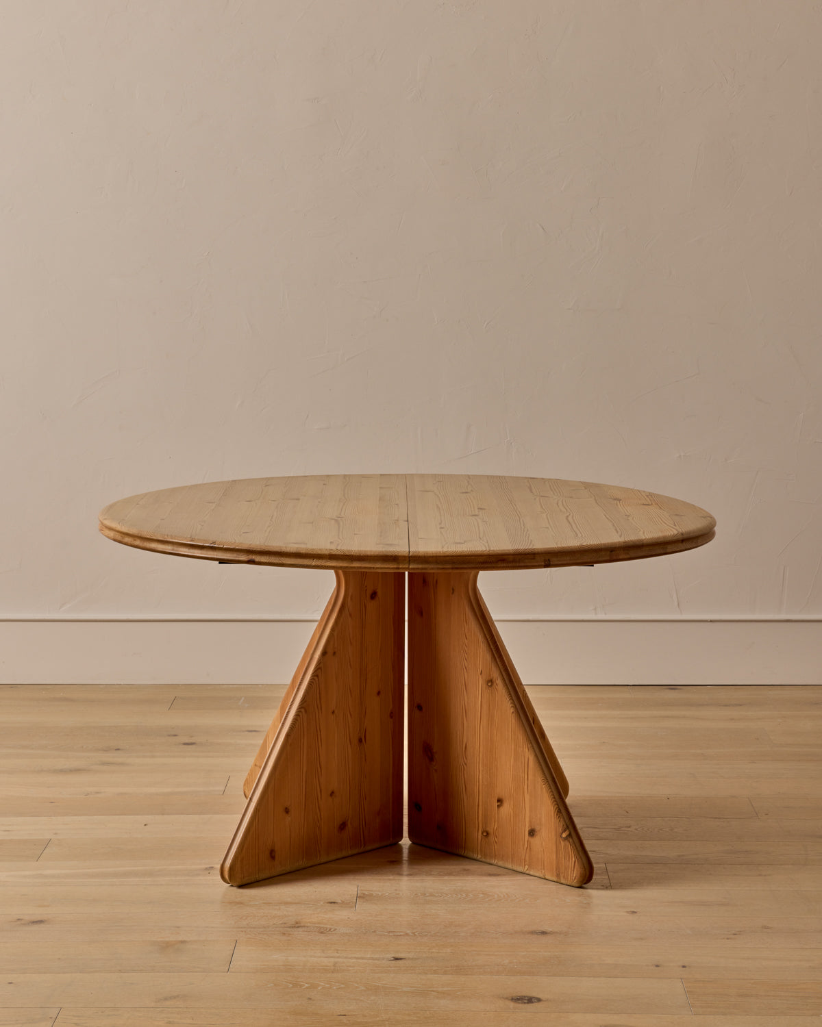 Danish Round Pine Dining Table