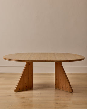 Danish Round Pine Dining Table