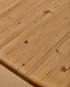 Danish Round Pine Dining Table