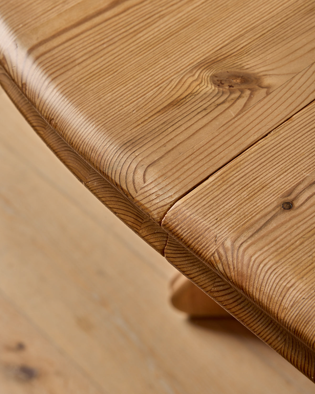 Danish Round Pine Dining Table