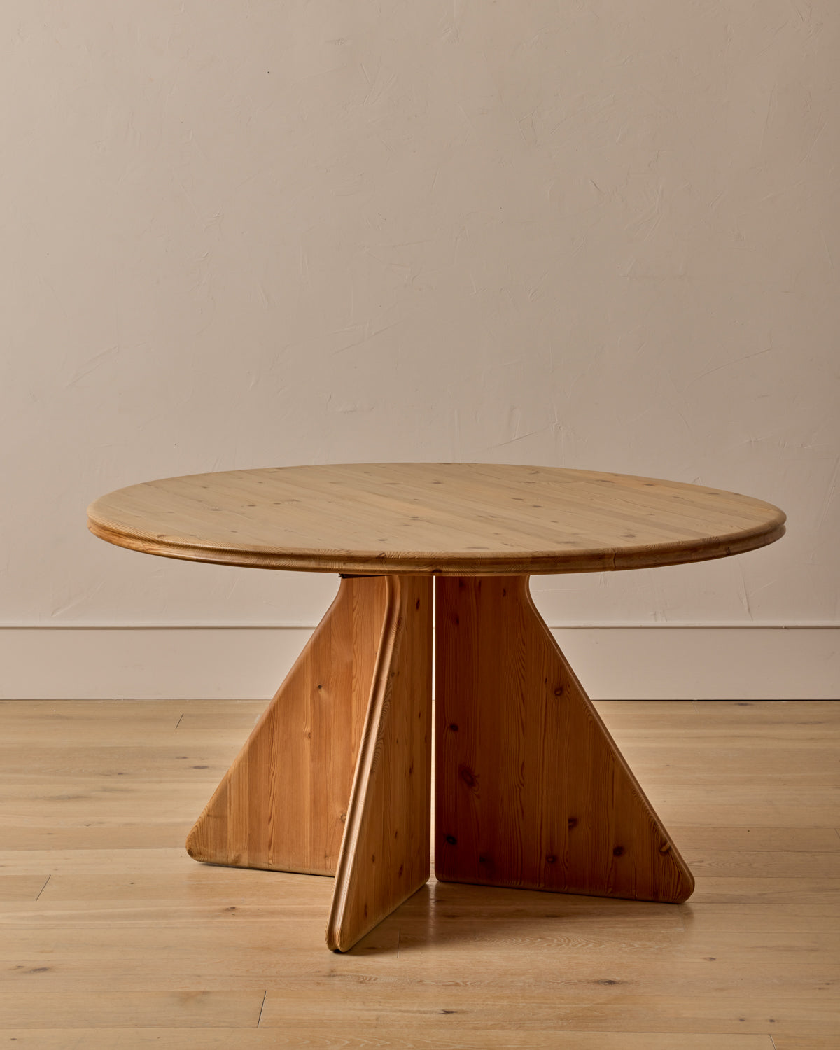 Danish Round Pine Dining Table
