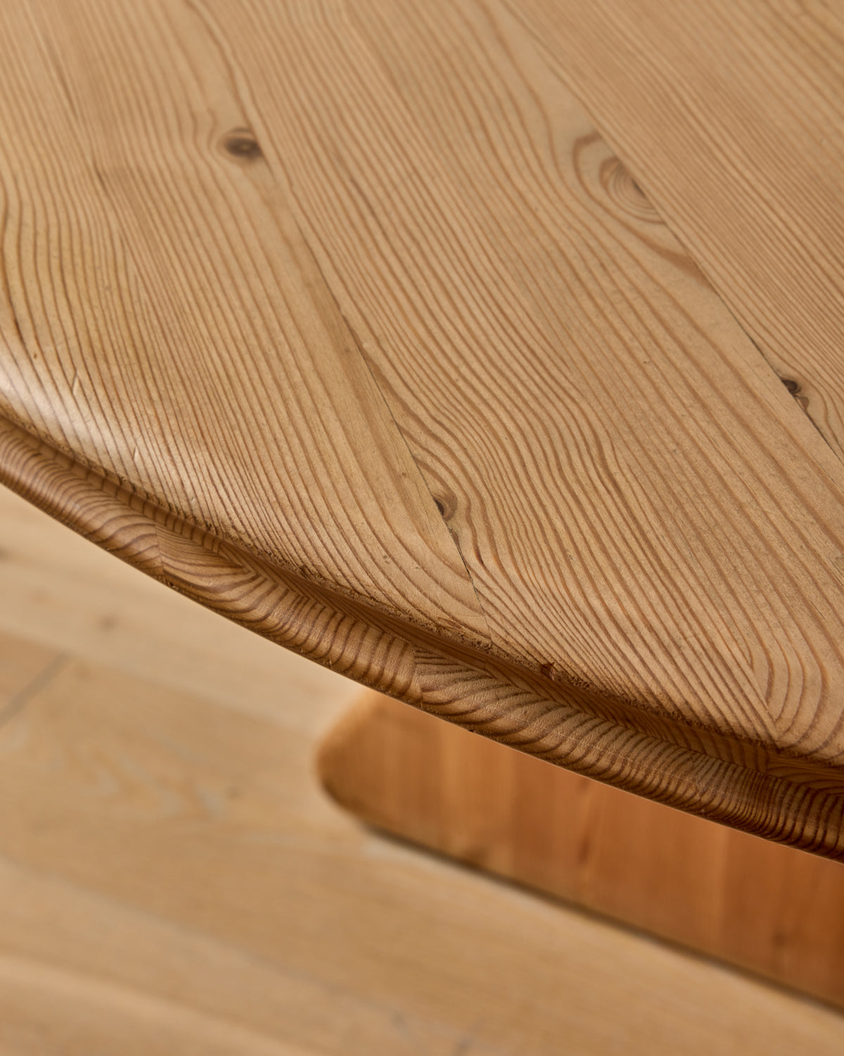 Danish Round Pine Dining Table