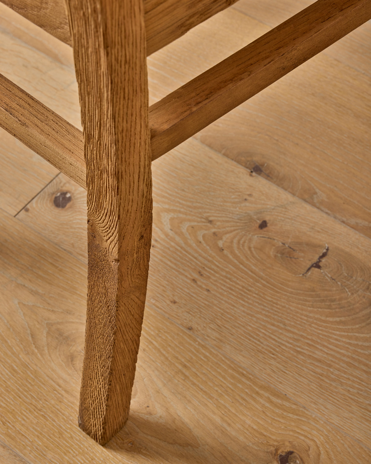 Woven Rush Oak Dining Chairs