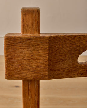 1960s French Woven Dining Chairs