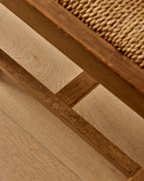 1960s French Woven Dining Chairs