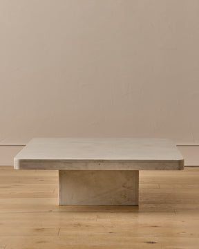 Large Marble Square Coffee Table