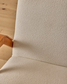 Pair of Mid-Century Beech Lounge Chairs