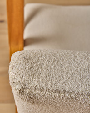 Pair of Mid-Century Beech Lounge Chairs