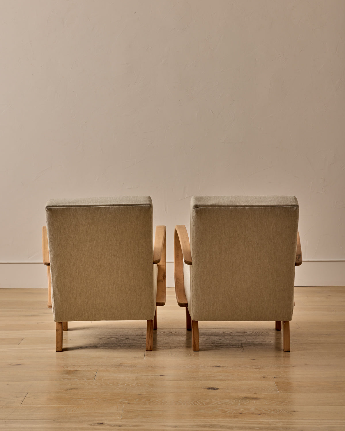 Pair of Halabala Style Lounge Chairs