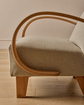 Pair of Halabala Style Lounge Chairs