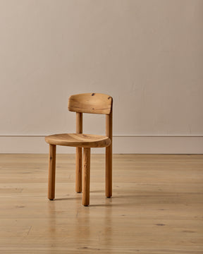 Pine Dining Chairs with Swivel Backrest