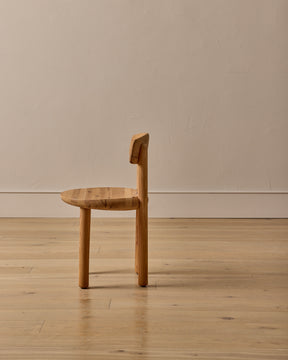 Pine Dining Chairs with Swivel Backrest