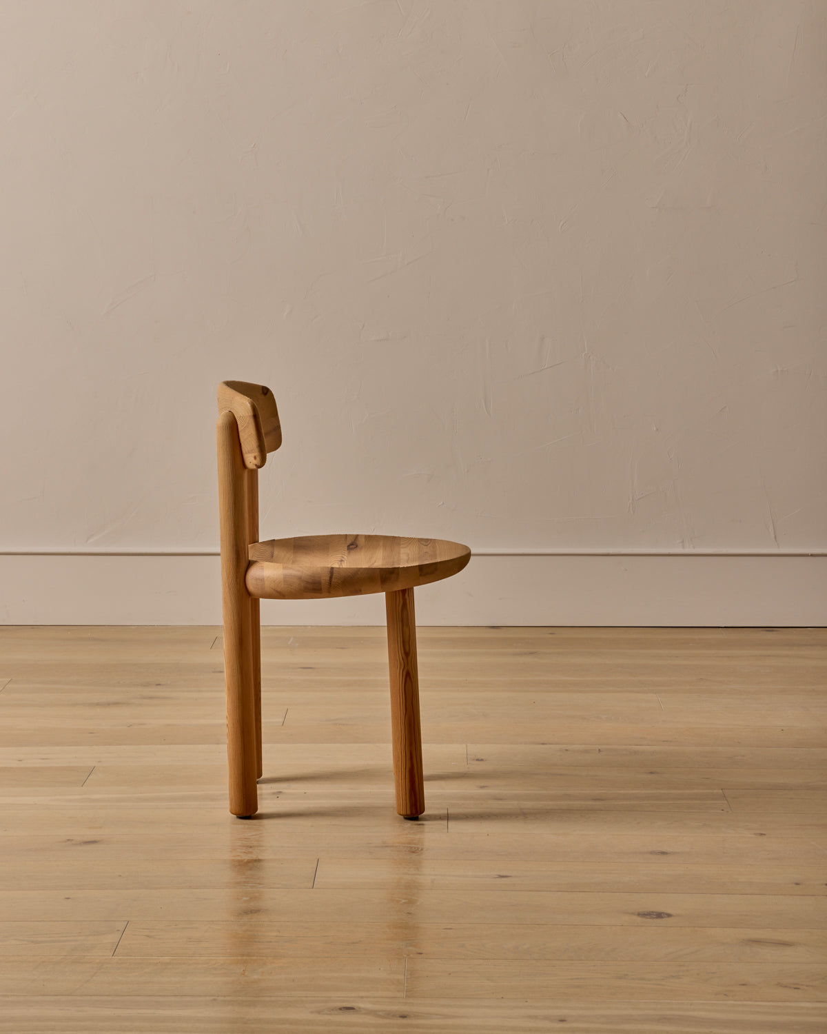 Pine Dining Chairs with Swivel Backrest