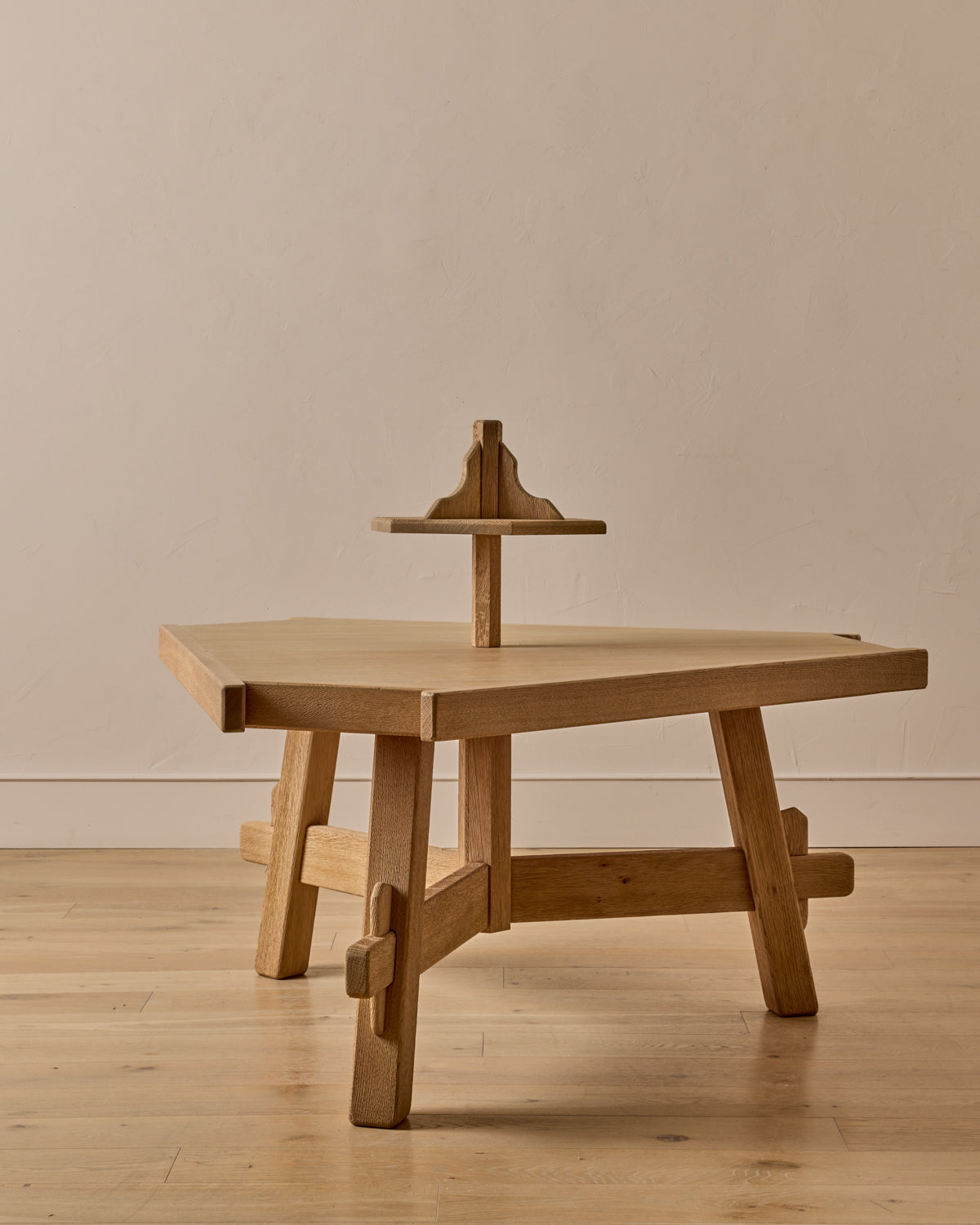 Mid-Century Triangular Dining Table