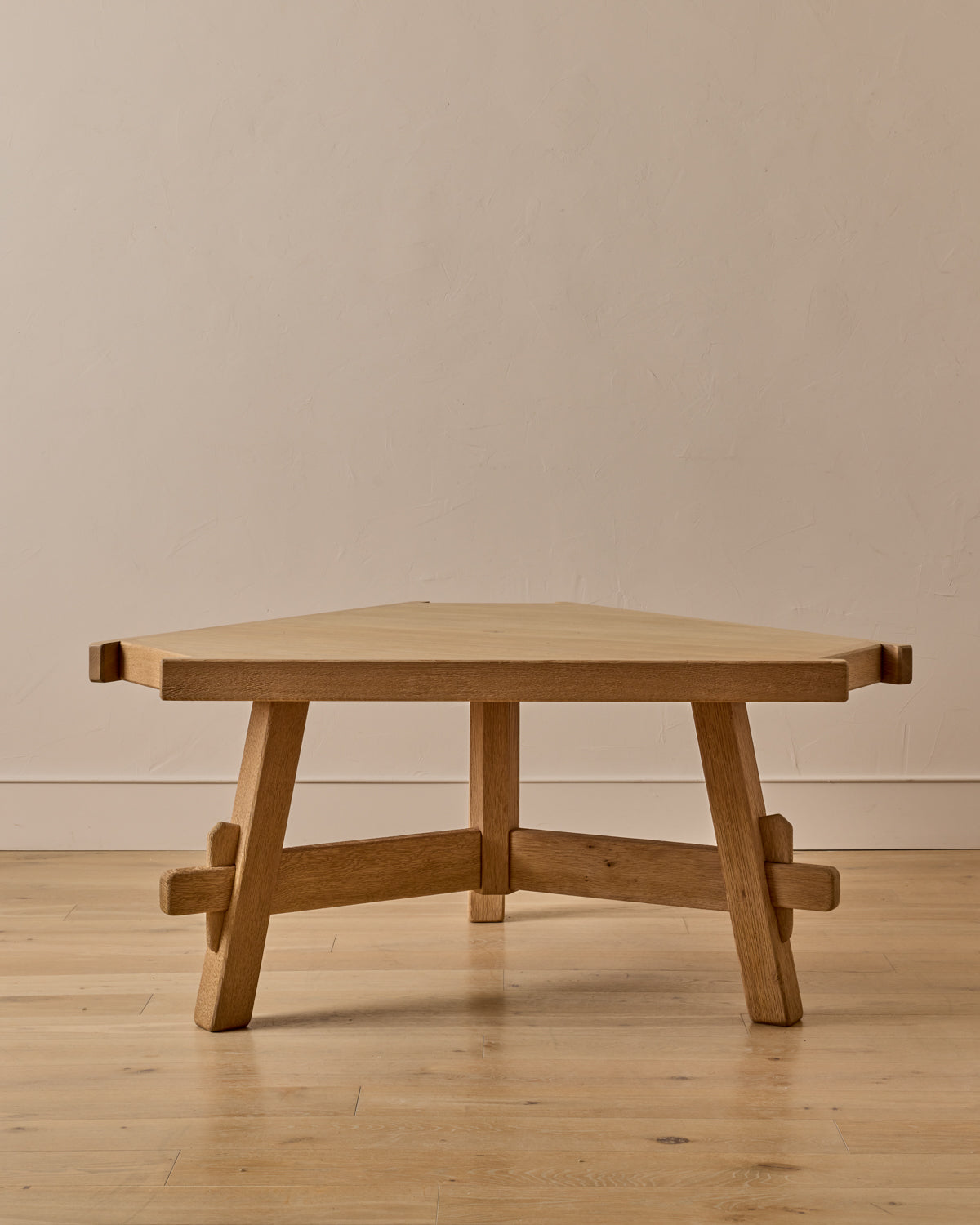 Mid-Century Triangular Dining Table