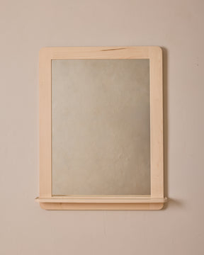 Bennett Mirror with Shelf - Clear Maple