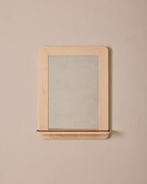 Bennett Mirror with Shelf - Clear Maple