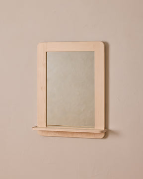 Bennett Mirror with Shelf - Clear Maple