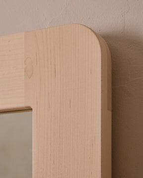 Bennett Mirror with Shelf - Clear Maple