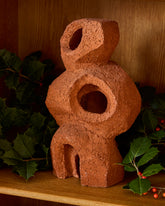 Terracotta Abstract Ceramic Sculpture