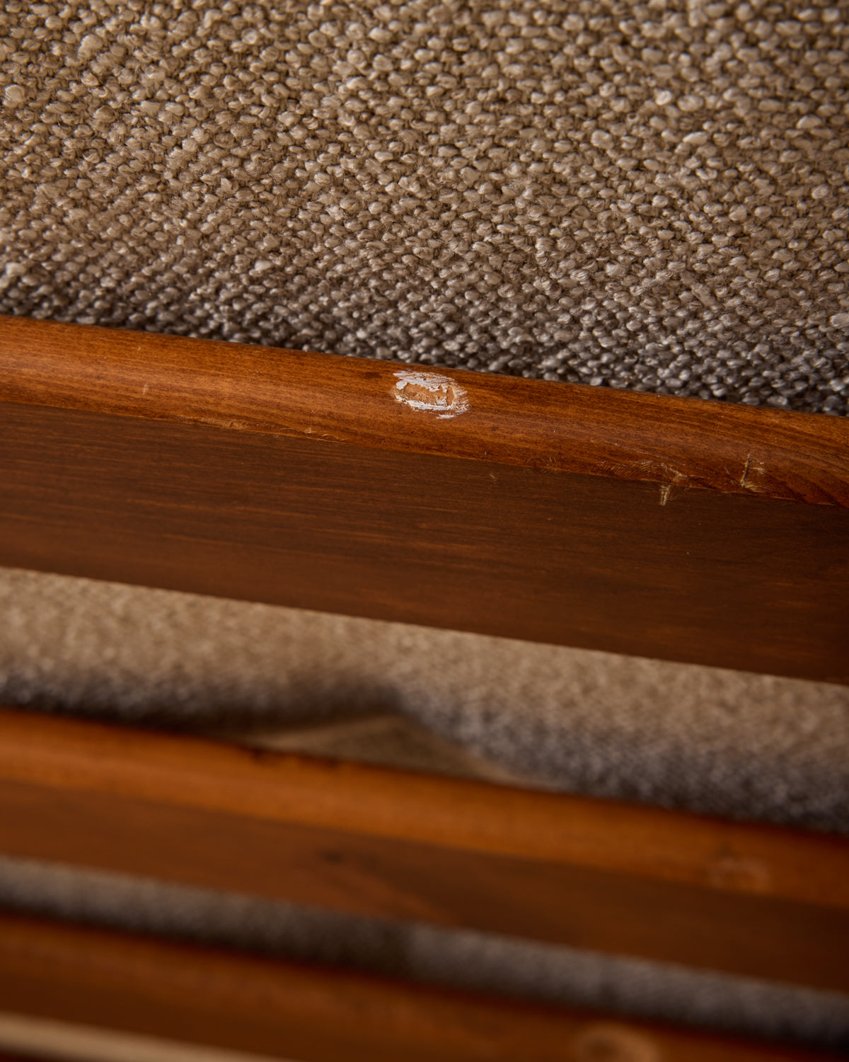 Pair of French Oak Lounge Chairs