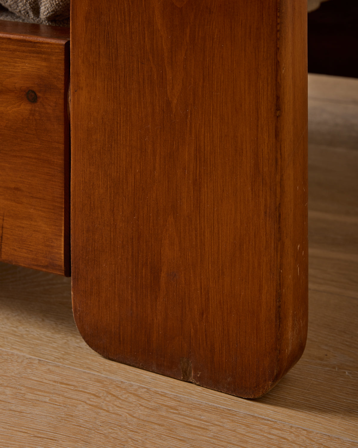 Pair of French Oak Lounge Chairs