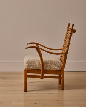 Sculptural Arm Lounge Chair