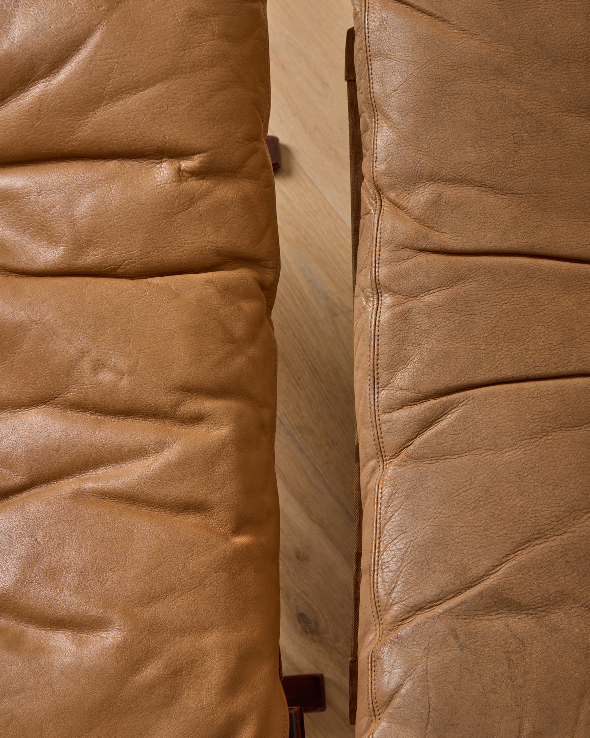 Leather 'Siesta' Lounge Chair + Ottoman
