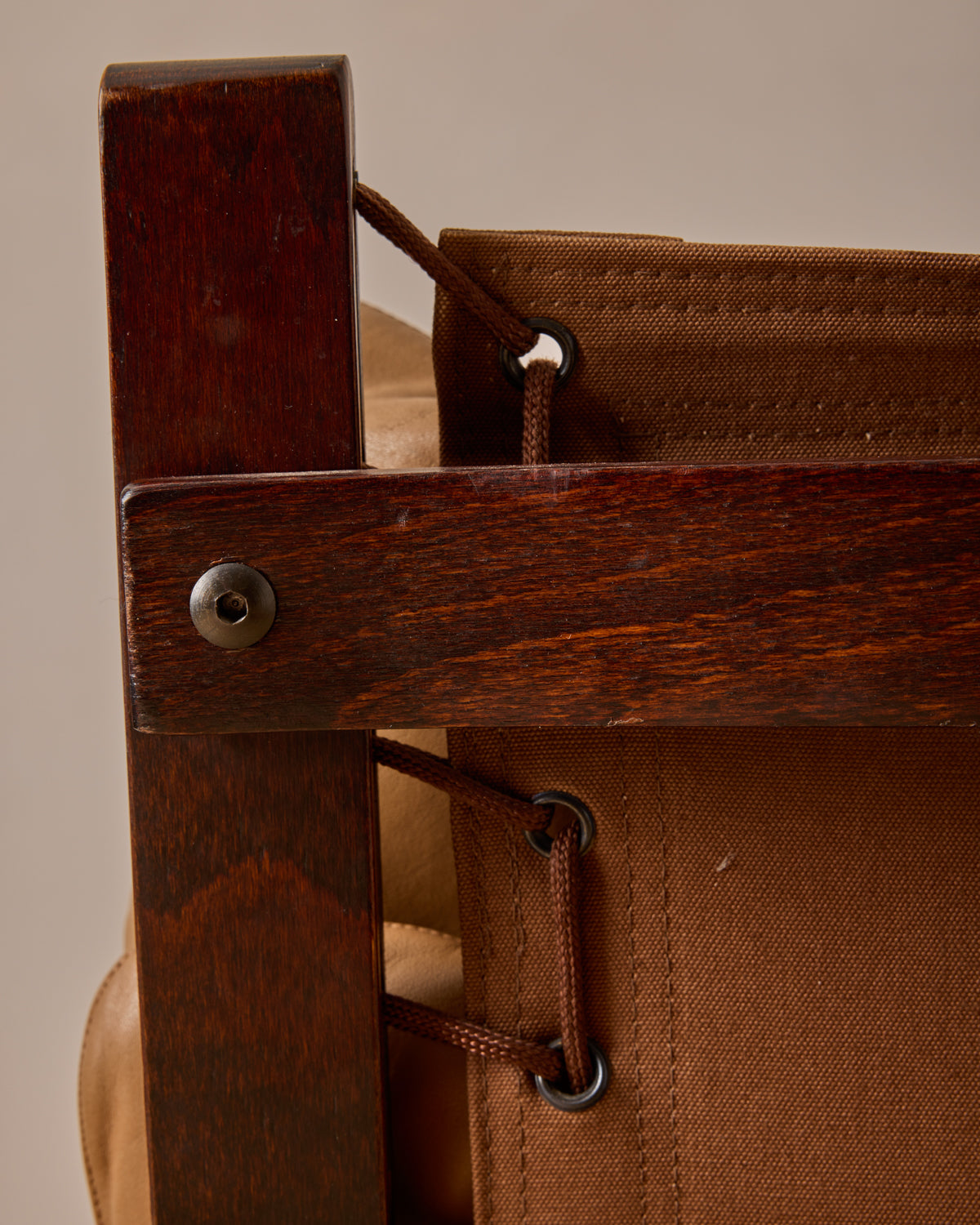 Leather 'Siesta' Lounge Chair + Ottoman