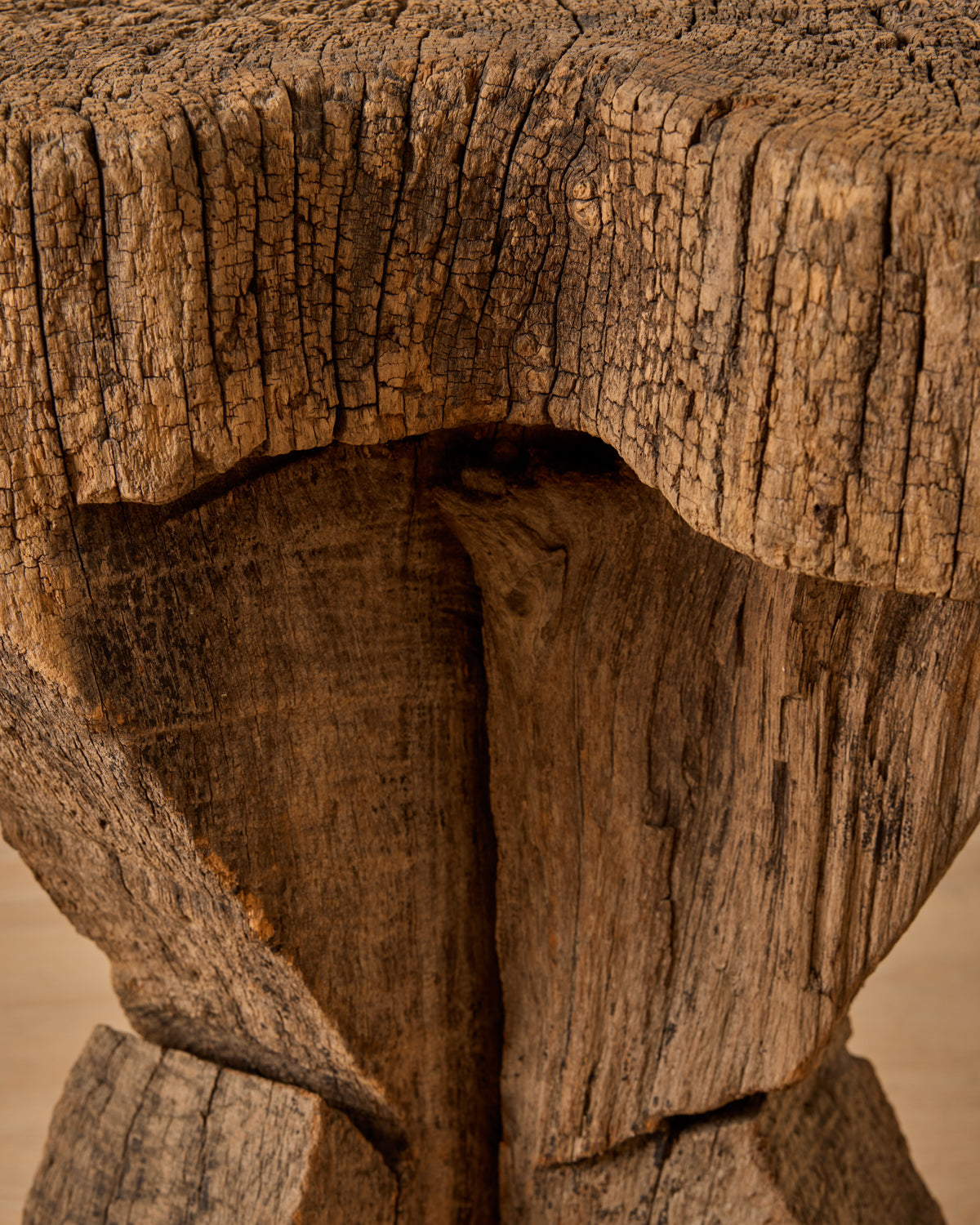 Solid Wood Accent Table