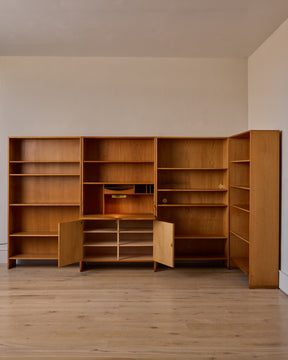 Oak 4-Section Room Divider by Hans J. Wegner