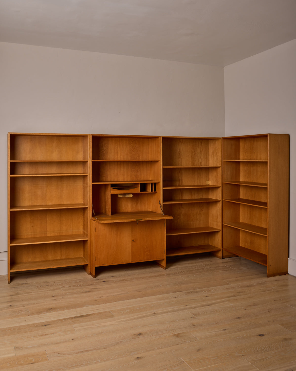 Oak 4-Section Room Divider by Hans J. Wegner