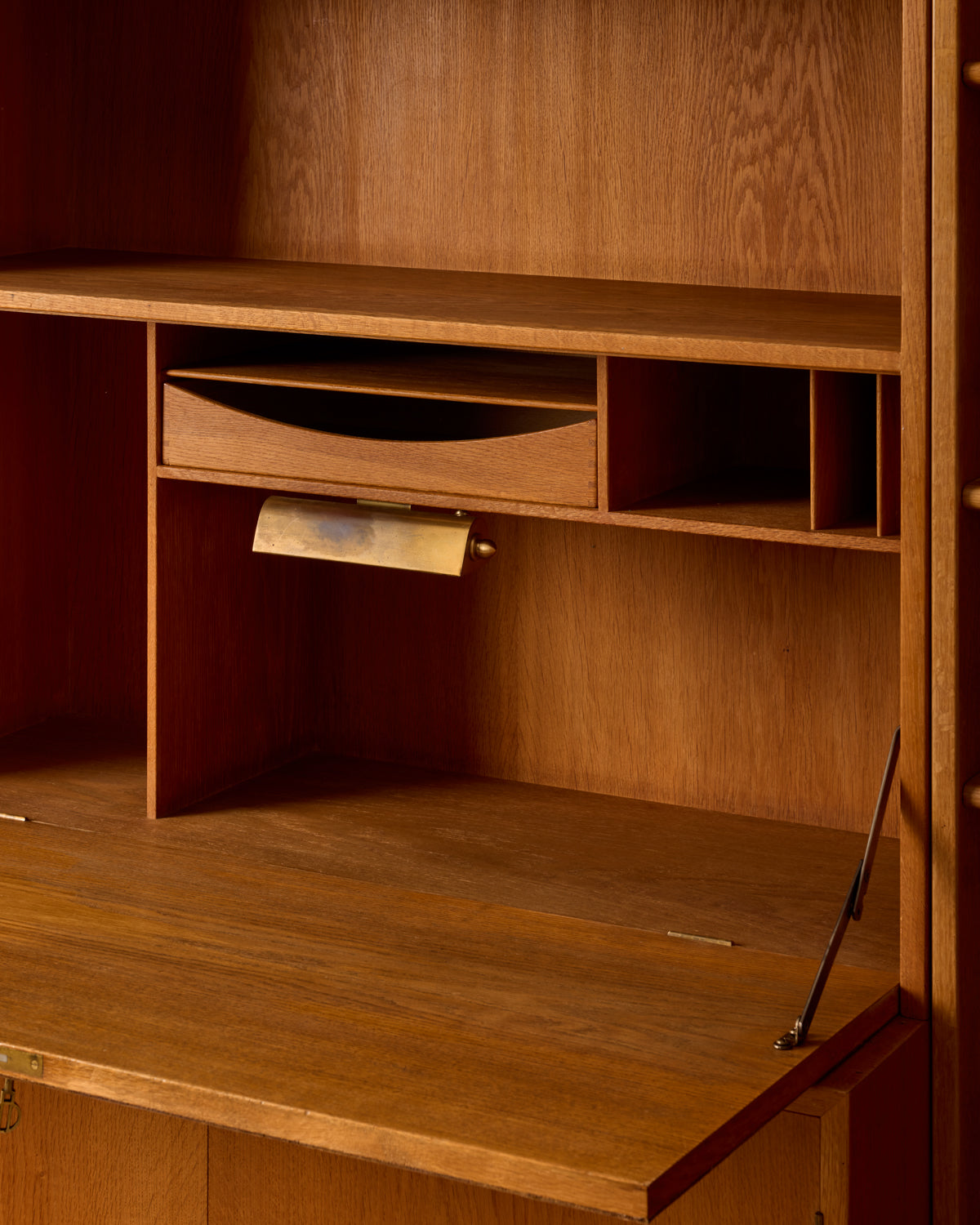 Oak 4-Section Room Divider by Hans J. Wegner