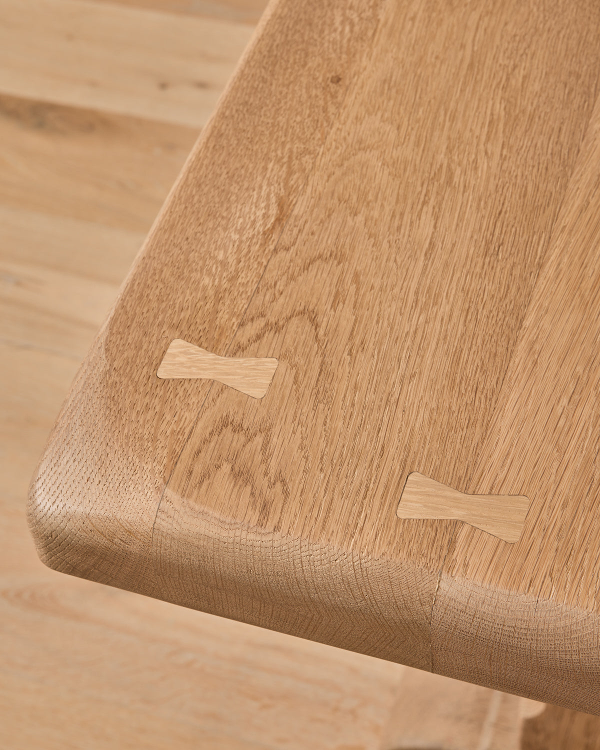 Oak Trestle Dining Table